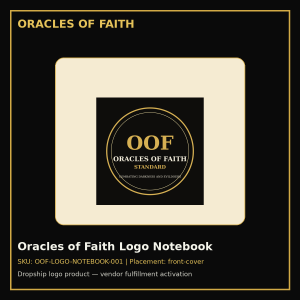 Oracles of Faith Logo Notebook